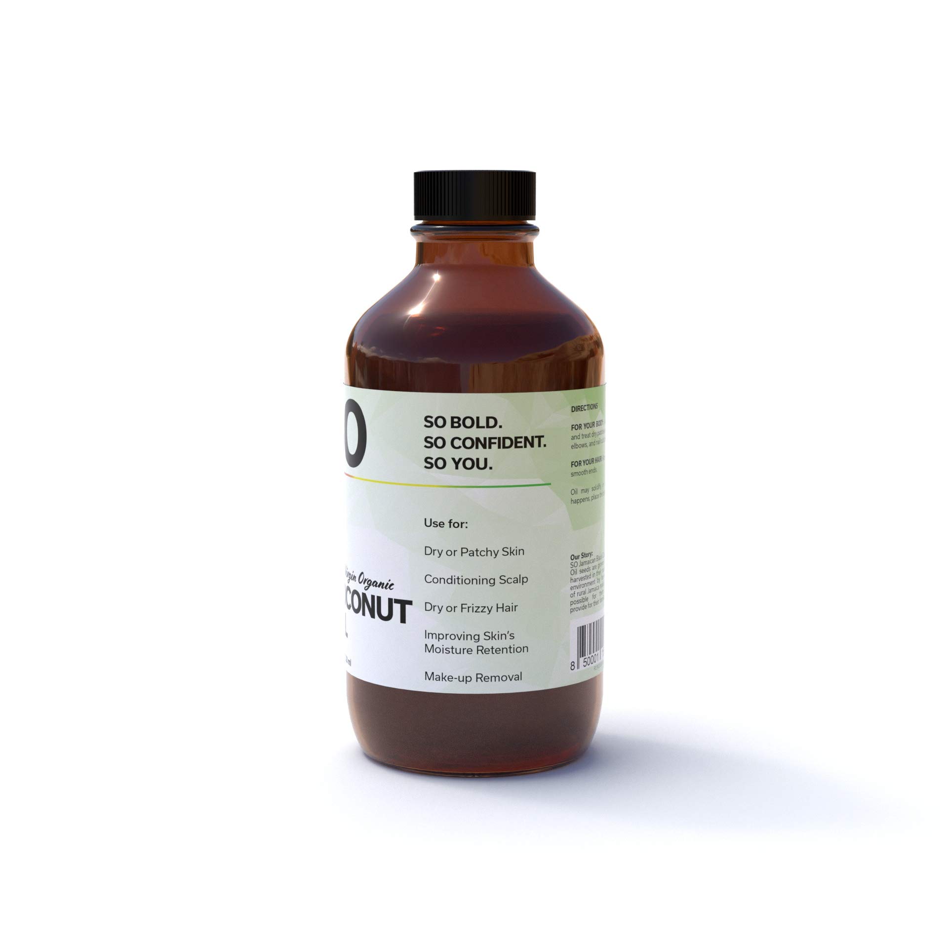 Organic Extra Virgin Coconut Oil for Hair & Skin - 4oz (118mL) | Natural Anti-Frizz Scalp Conditioner & Dry Skin Moisturizer | Perfect for Hair Care, Skin Hydration & DIY Beauty Treatments