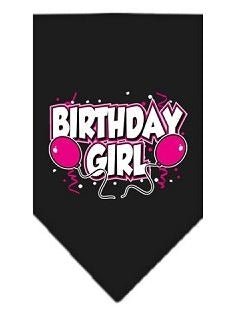 Birthday Girl Bandana - Screen Printed in Multiple Colors - Perfect for Birthday Parties, Celebrations & Gifts