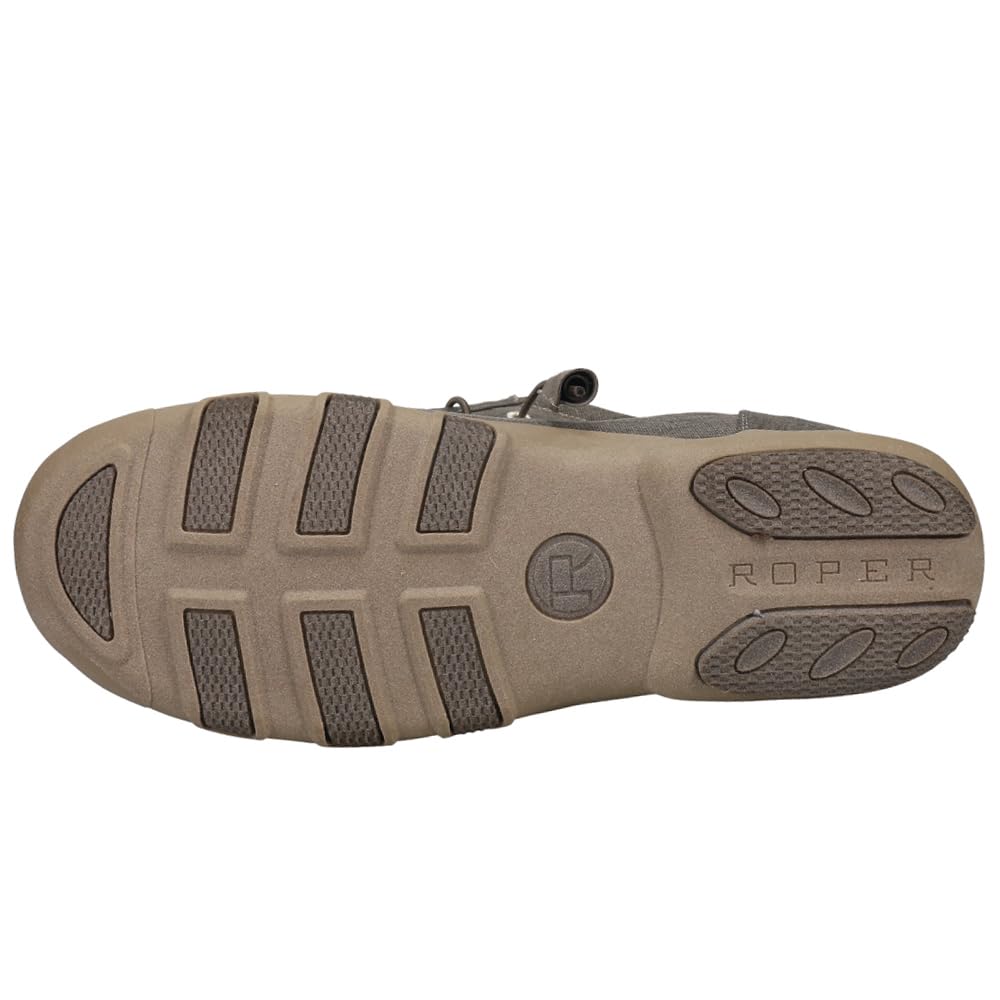 ROPER Men's Slip-On Casual Shoes - Comfortable Low-Top Loafers for Everyday Wear - Brown - Size 9 D - Perfect for Relaxing, Running Errands & Casual Outings