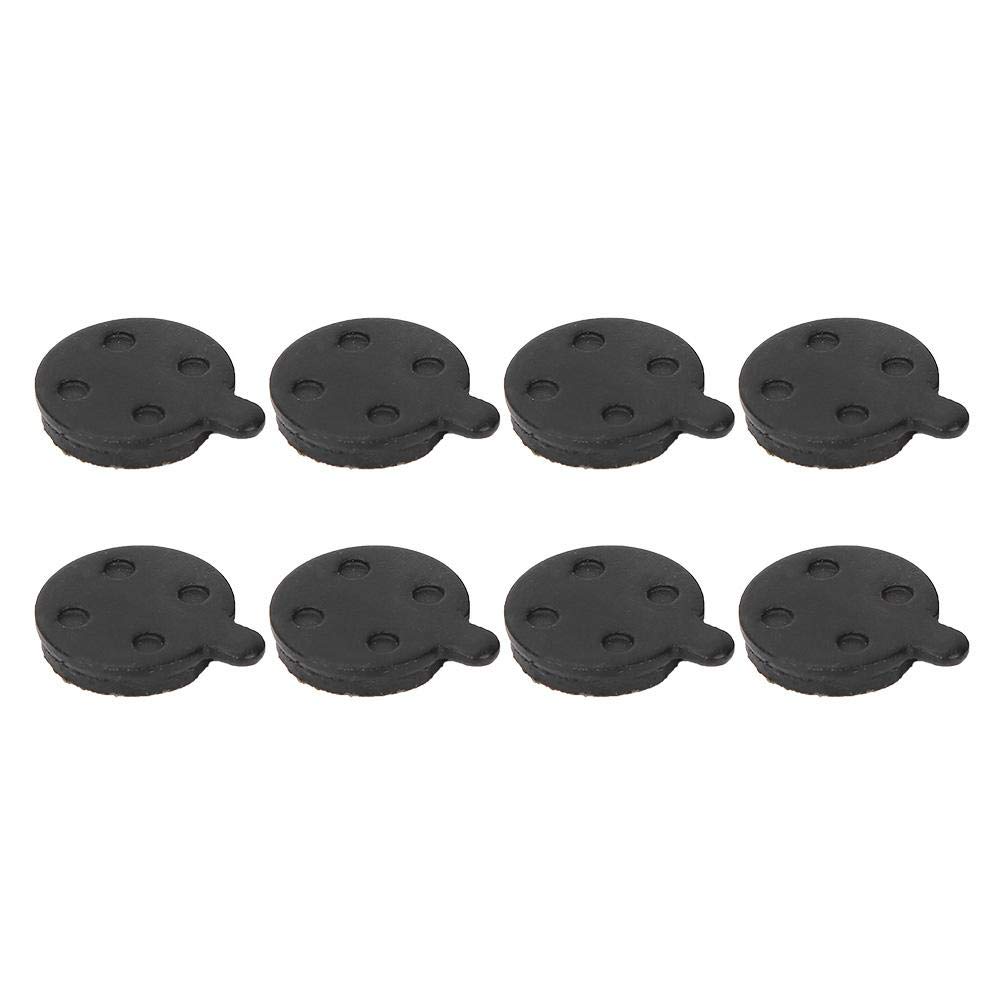 4 Pairs Bicycle Disc Brake Pads - Red Copper Semi-Metallic Brake Pads for Mountain Bikes, Road Bikes & Electric Scooters | Durable Replacement Brake Pads for Smooth Stopping Power | Perfect for Commuting, Off-Road & Urban Riding