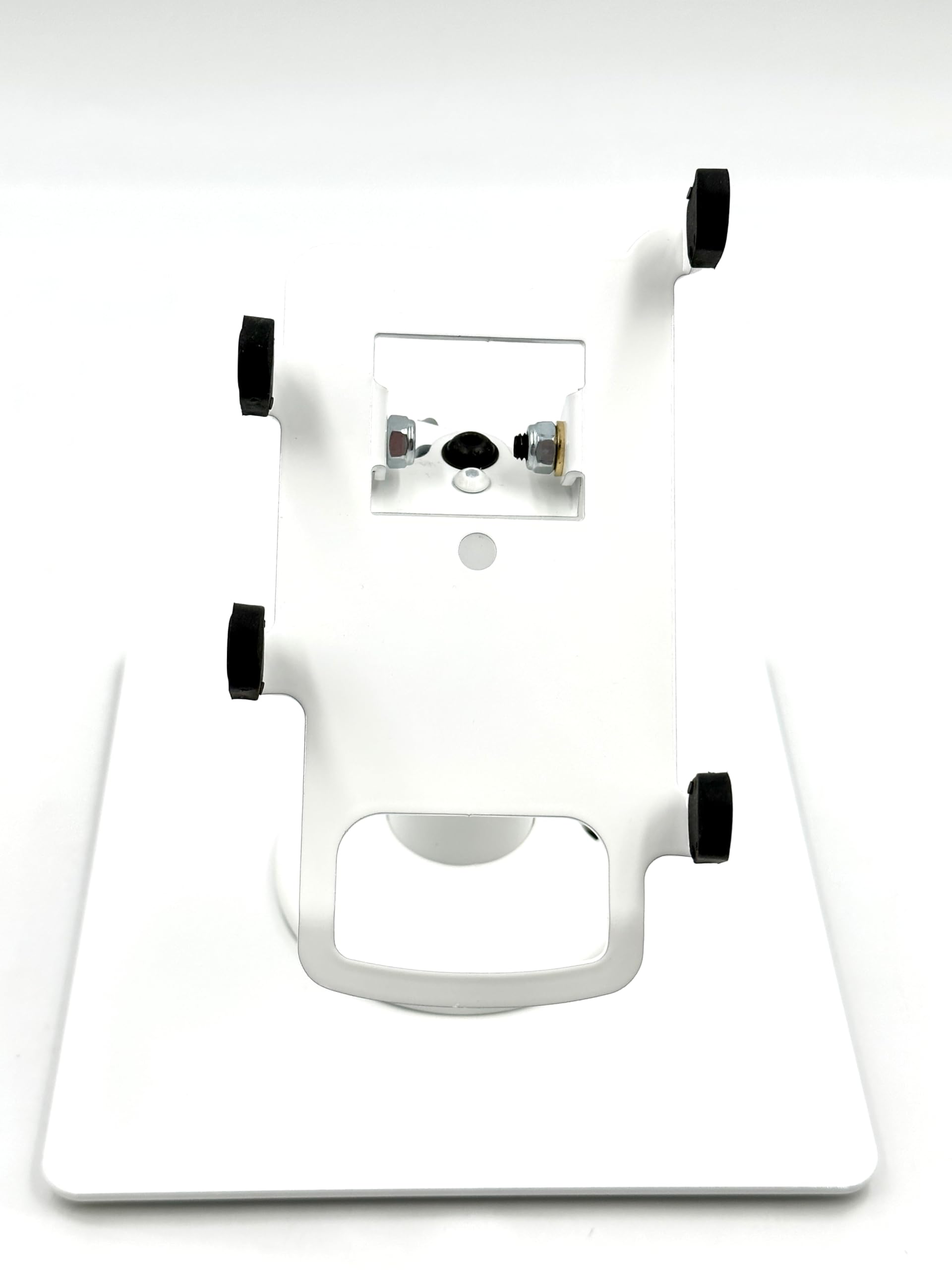 Square POS Stand - Adjustable Swivel & Tilt Base with Square Plate for Secure Payment Processing | Perfect for Retail Stores, Restaurants & Mobile Businesses