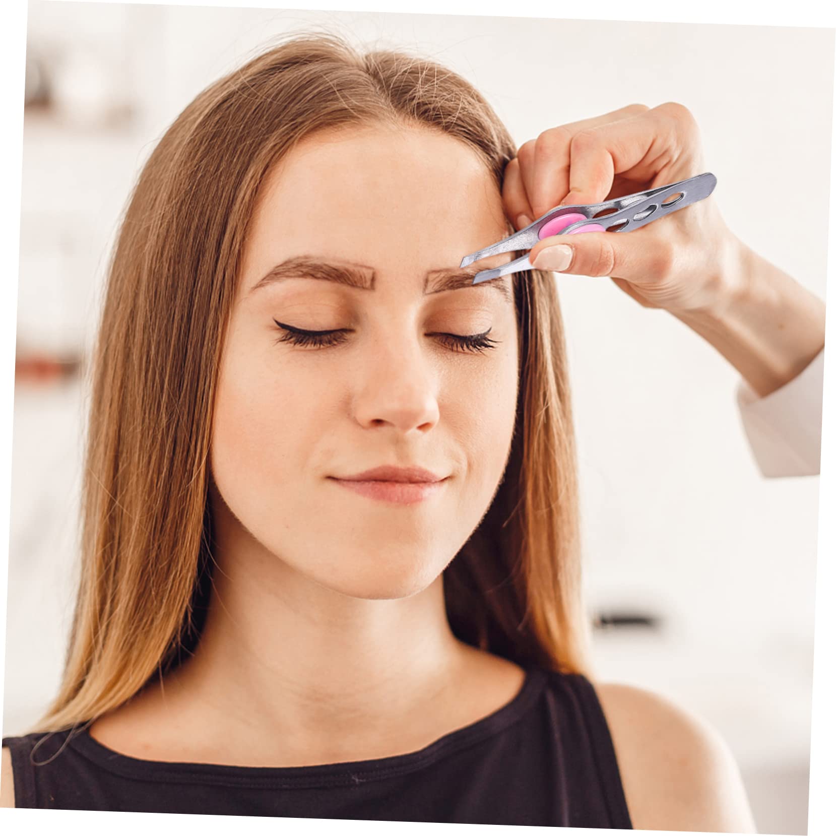 Beavorty 8-Piece Stainless Steel Eyebrow Shaping Kit - Professional Eyebrow Tweezers, Trimmer & Grooming Tools for Perfect Brows - Ideal for Home Use, Salon, Travel & Makeup Kit