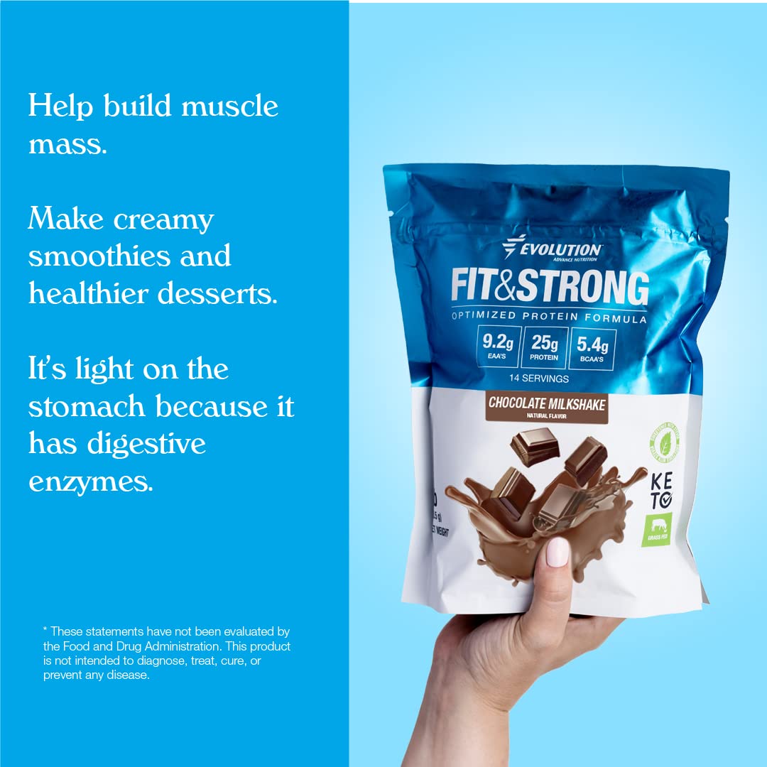 Evolution Advanced Nutrition Grass Fed 100% Whey Protein Powder + Fit & Slim with Glucomannan & Inulin Fiber - High Protein, High Fiber, Keto Friendly, Non-GMO, Stevia Sweetened - Pure & Natural Supplement for Weight Management & Muscle Recovery - Ideal for Post-Workout, Meal Replacement & Healthy Lifestyle - 2 Pack
