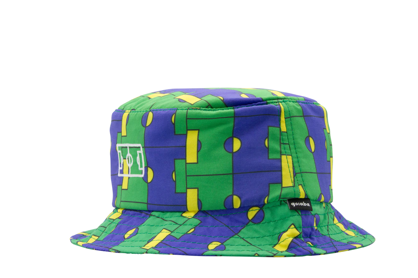 Goiaba E.C. Brazil Print Nylon Bucket Hat - Lightweight Sun Protection for Beach, Hiking & Outdoor Adventures