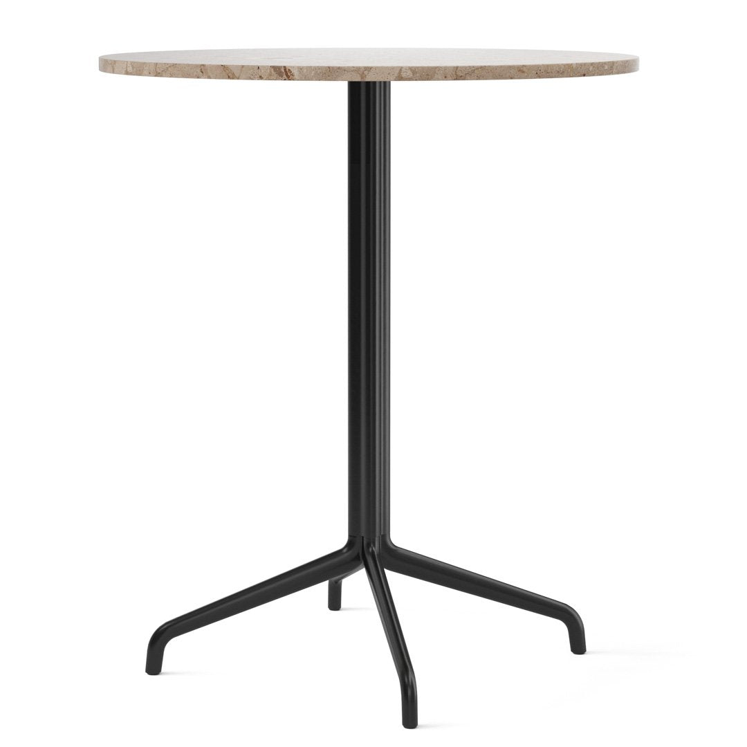 Premium Harbour Column Counter Table - Round Design with Star Base - Perfect for Kitchen Islands, Bars & Dining Areas