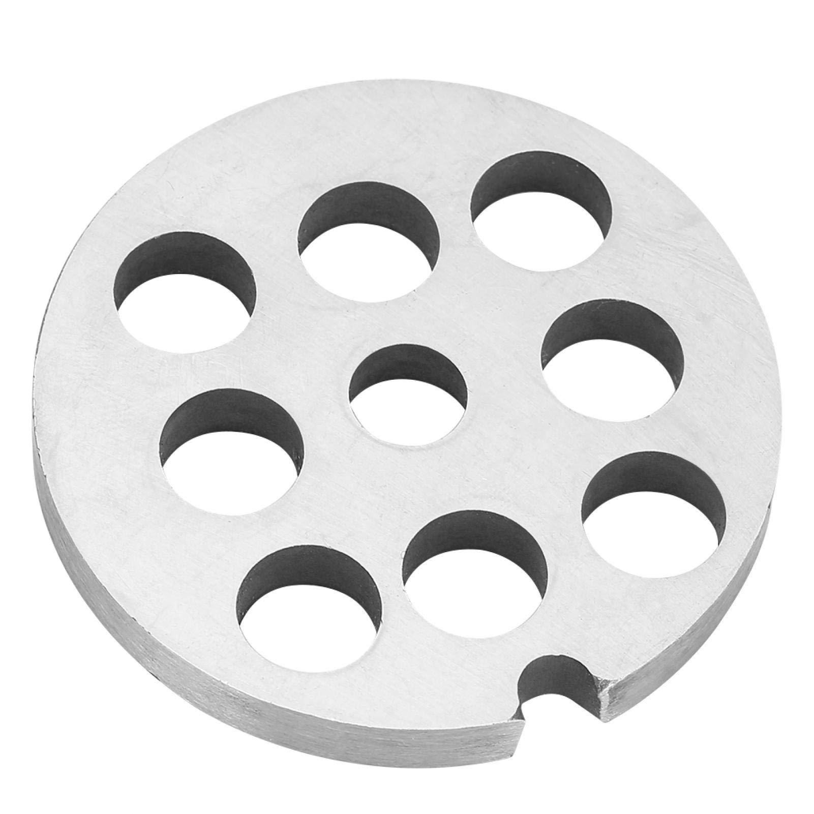 EVTSCAN 10mm Stainless Steel Meat Grinder Blade Replacement - Heavy Duty Mincer Plate Disc Knife for Home Kitchen & Commercial Use - Perfect for Grinding Beef, Pork, Chicken & Sausage Making