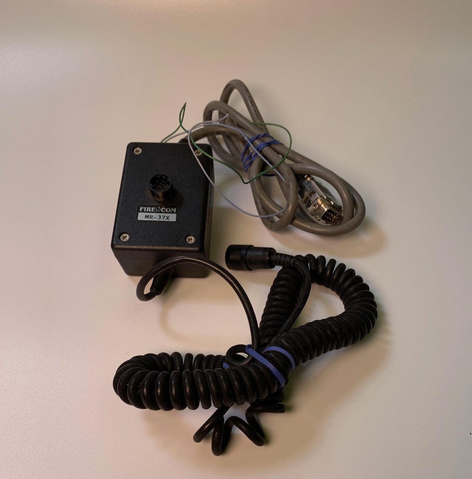 FIRE COM MR 37X Radio Interface Cable - Professional Two-Way Radio Programming Cable for Motorola Radios - Perfect for Police, Firefighters & Security Personnel Communication Setup