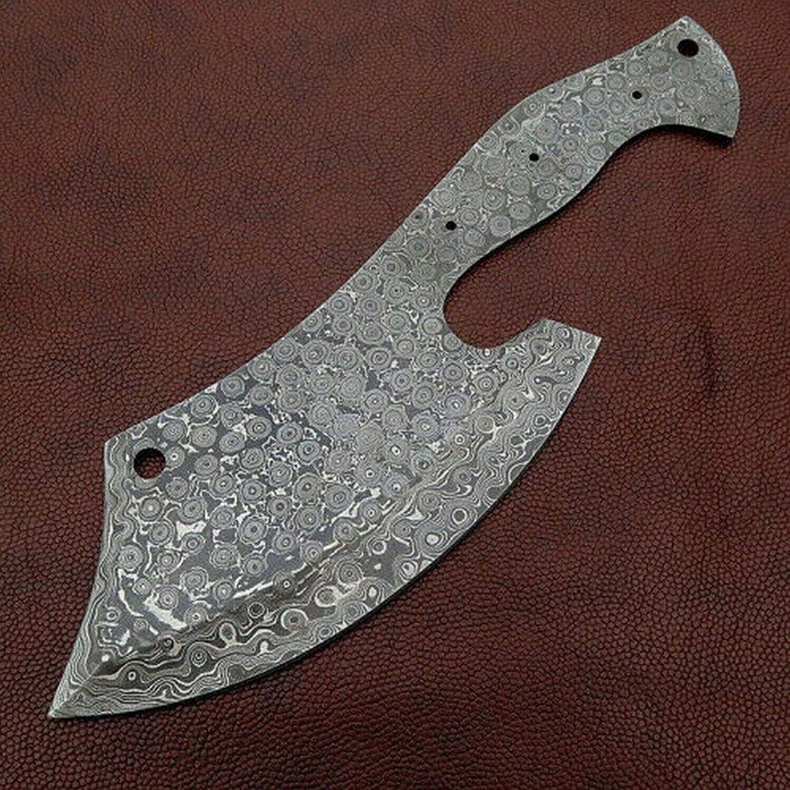 Handmade Damascus Steel Chef Cleaver - 10