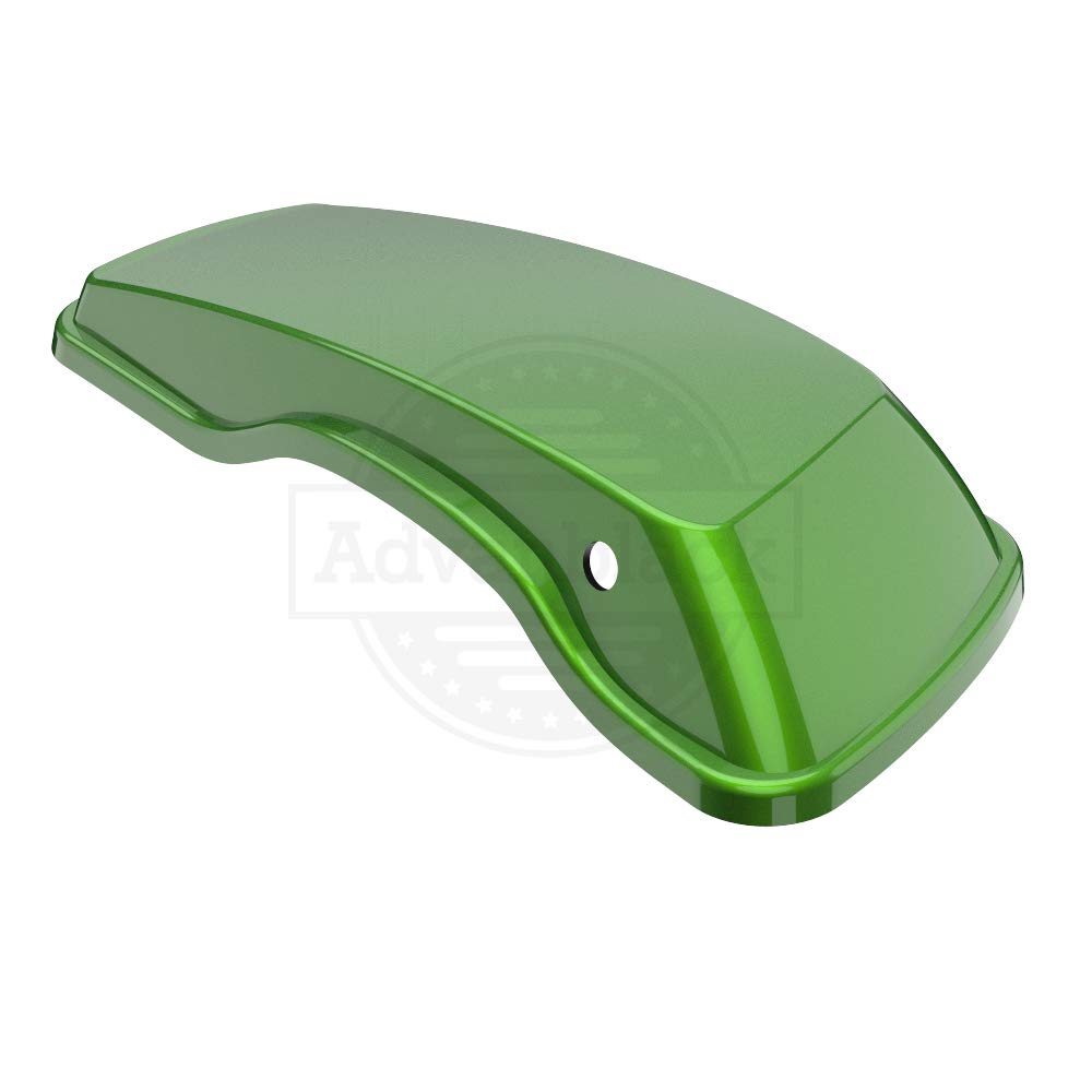 Moto Onfire Saddlebag Lids for Harley Touring Street Glide Road Glide Special 2014-2020 - Radioactive Green Replacement Motorcycle Accessories - Perfect for Long Rides & Custom Bike Upgrades