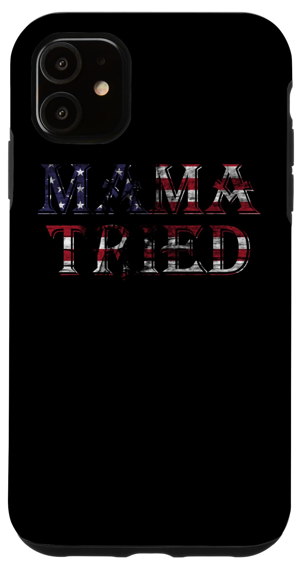 iPhone 11 Case - Vintage USA Flag Design with Country Music Lyrics - Perfect for Concerts, Road Trips & Southern Style