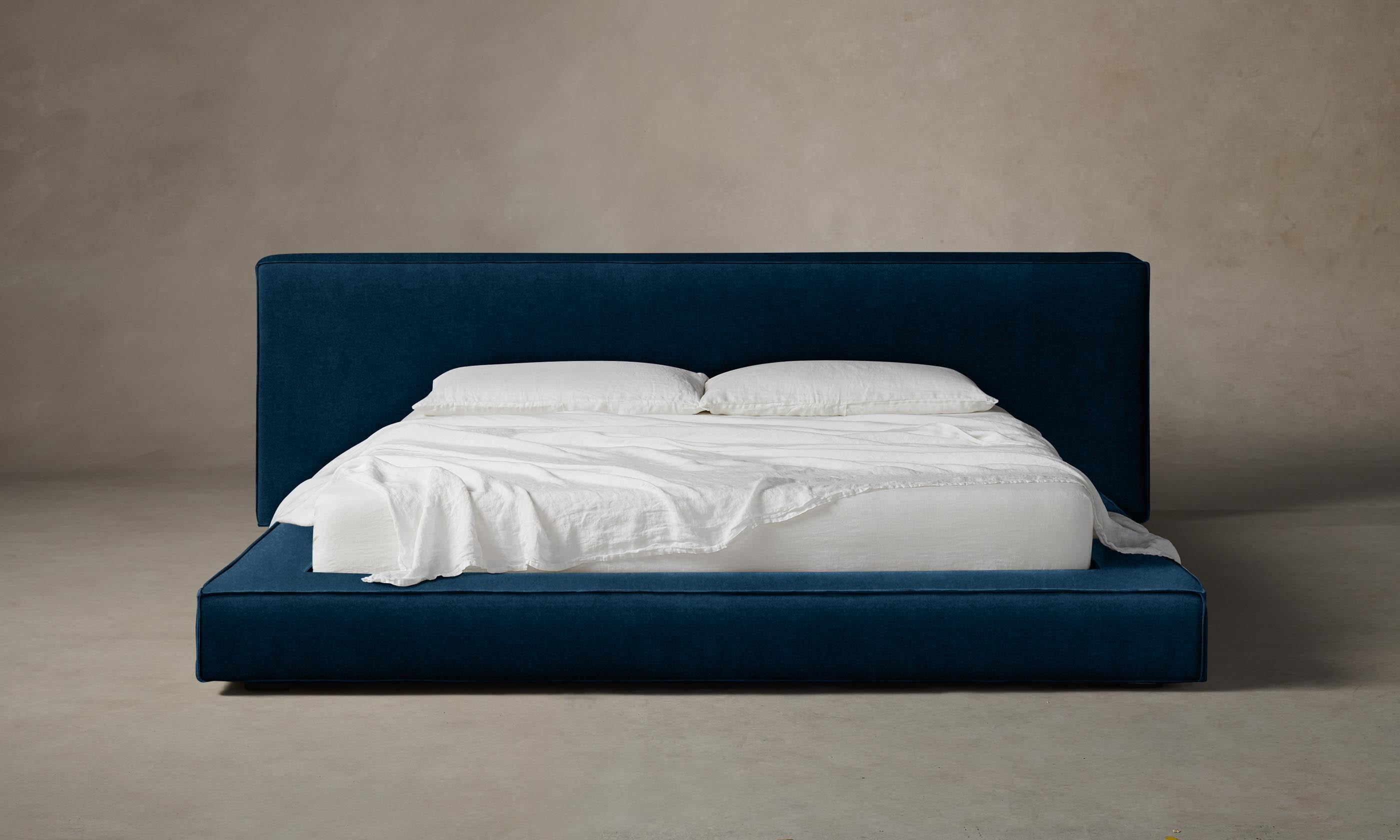 Premium Mohair Admiral Bed - The Eldridge Bed | Luxury Bedroom Furniture for Elegant Home Decor & Cozy Sleeping Experience