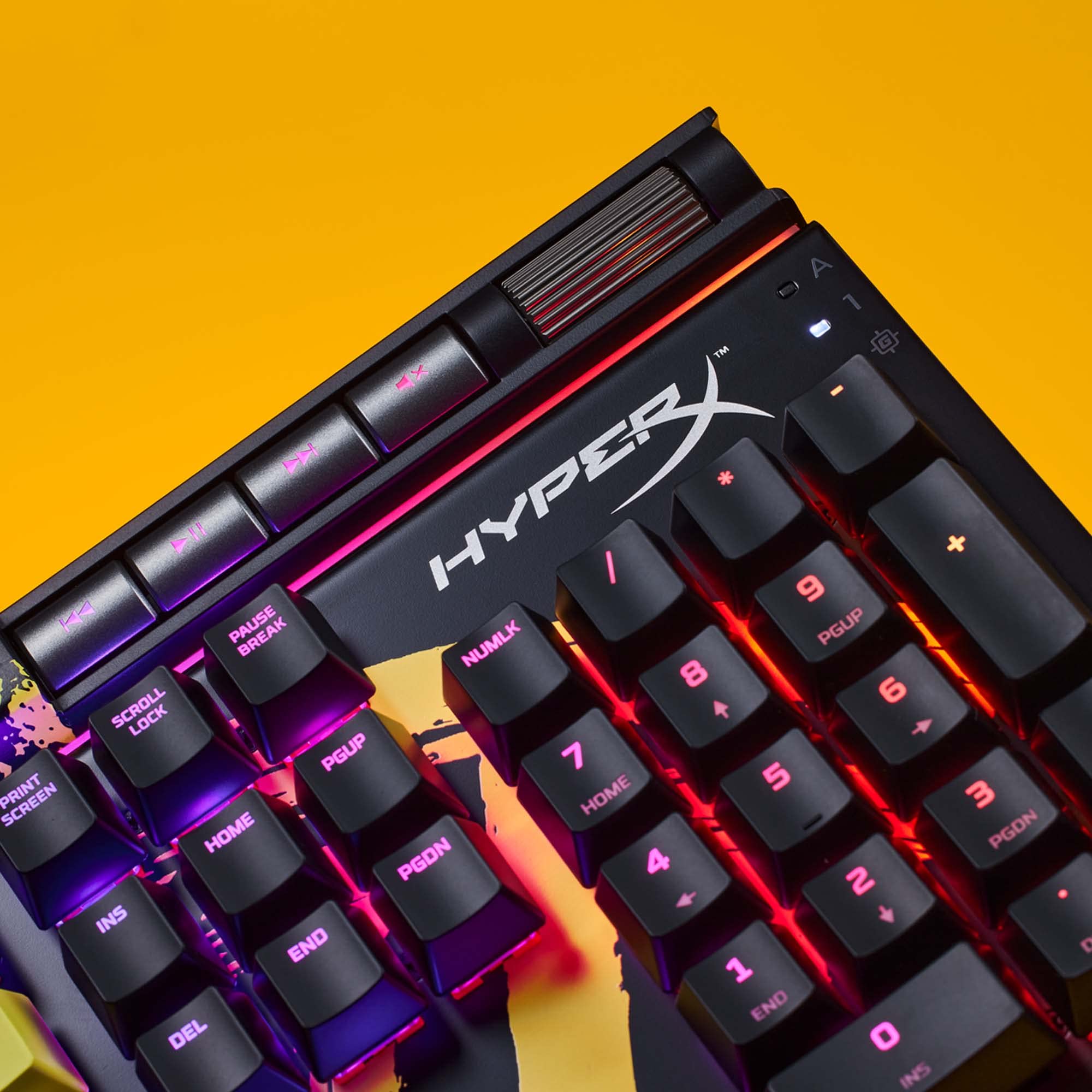 HyperX Alloy Elite 2 Mechanical Gaming Keyboard - TimTheTatMan Edition with RGB Backlit, Software-Controlled Lighting & Macro Customization, ABS Pudding Keycaps, Media Controls - HyperX Linear Red Switches - Perfect for Esports, Streaming & Professional Gaming