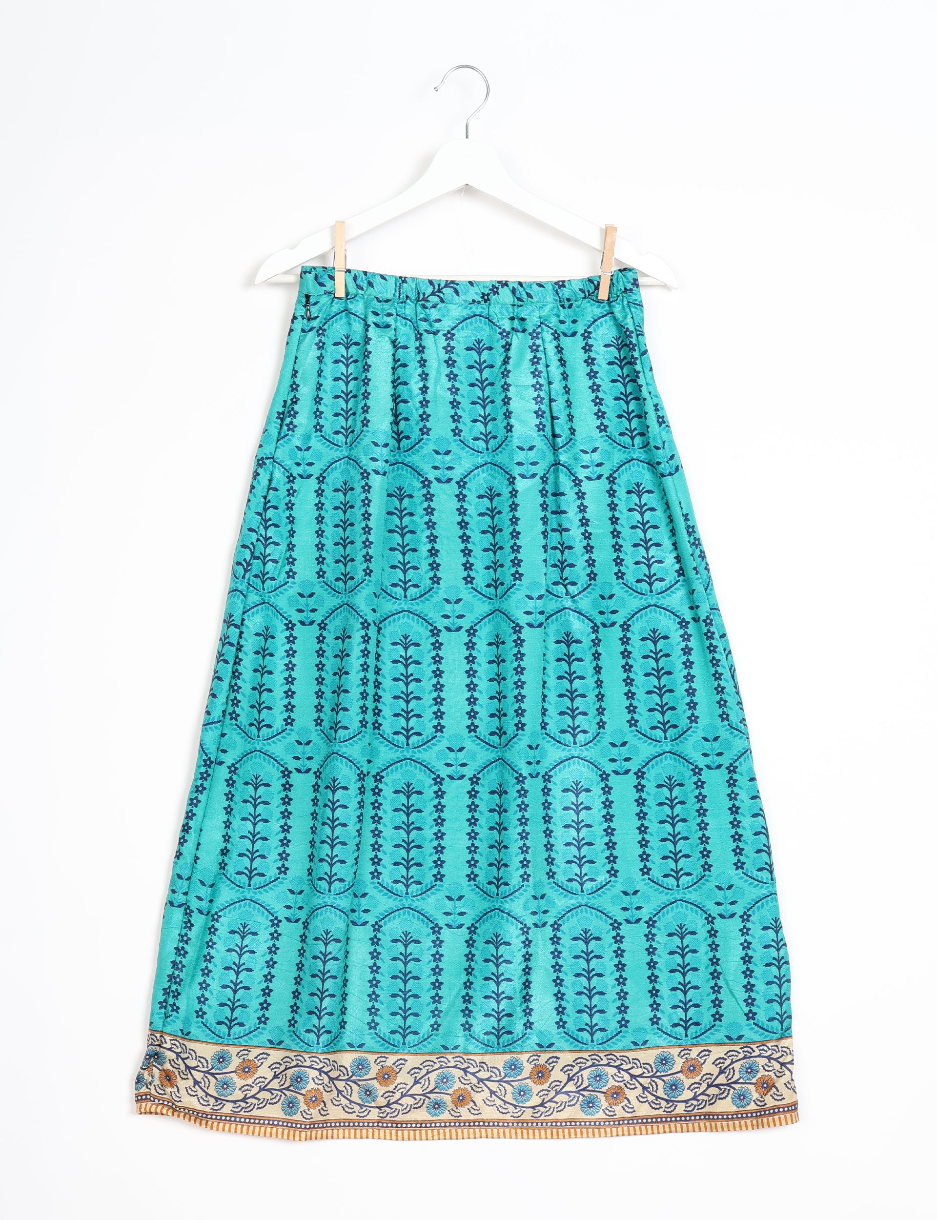 Elegant A-Line Skirt for Women - Size 14 | Flattering Midi Length | Perfect for Office, Date Night & Spring Outfits | Comfortable Stretch Fabric