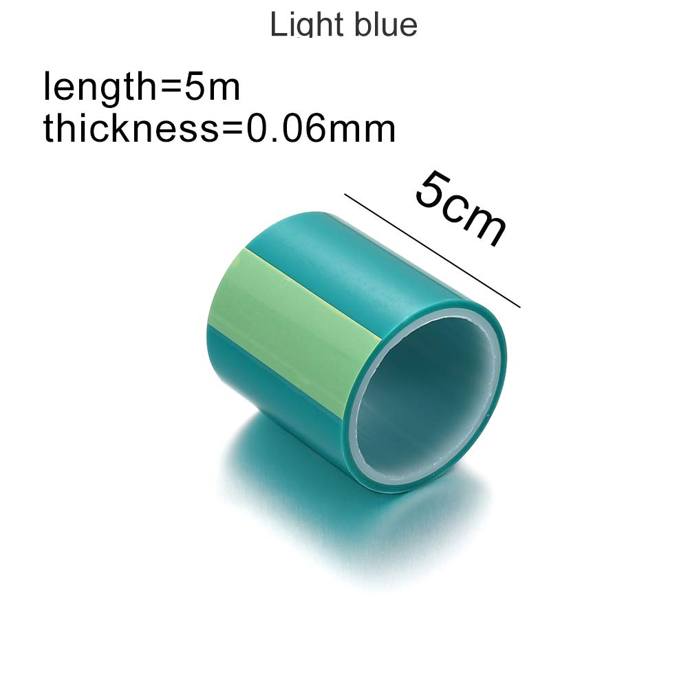 Traceless Seamless Sticky Tape for Jewelry Making - Hollow Epoxy UV Resin Bezel Setting Frame Mold, DIY Charm Pendant Craft Supplies (Light Blue) - Perfect for DIY Jewelry, Resin Art & Craft Projects