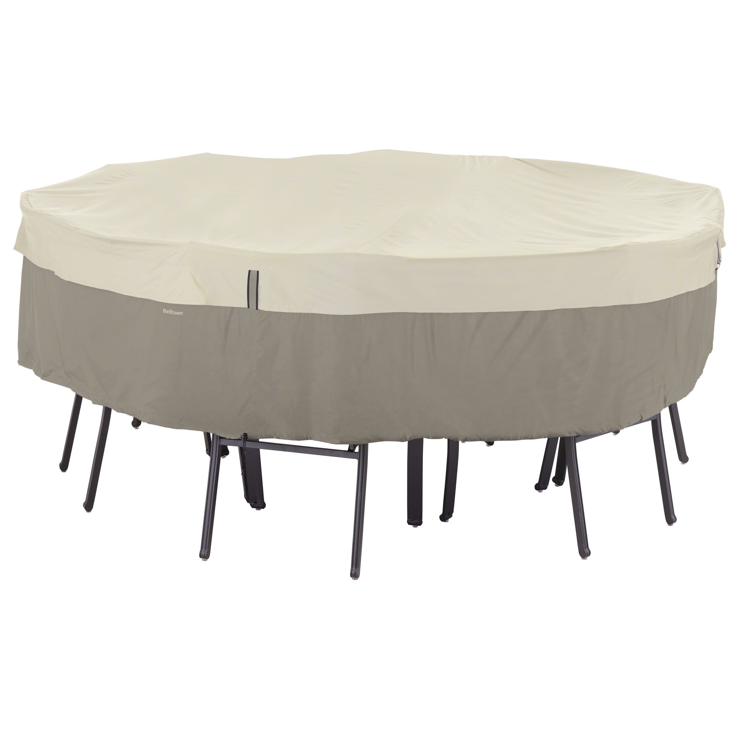 Belltown Outdoor Patio Table & Chair Cover - Weatherproof, Grey for Small Sets
