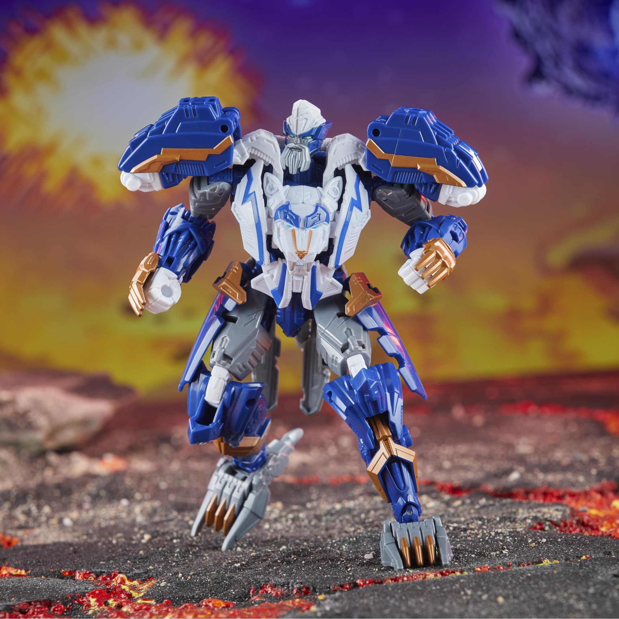 Transformers Legacy United Voyager Class Prime Universe Thundertron - 7-Inch Converting Action Figure for Kids Ages 8+ | Collectible Robot Toy with 2 Modes | Perfect for Play, Display & Gifts