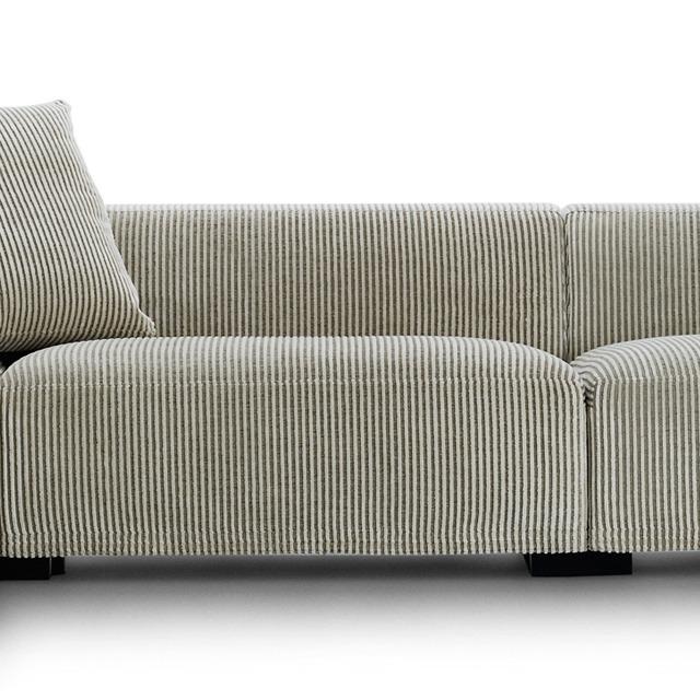 Baseline Sofa Sectional - Modern L-Shaped Couch for Living Room, Comfortable Fabric Sectional Sofa with Reversible Chaise | Perfect for Small Spaces, Apartments & Family Gatherings