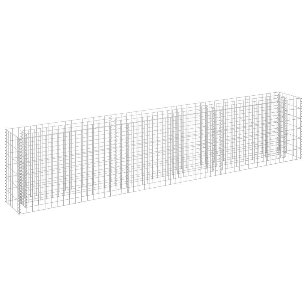 Galvanized Steel Gabion Raised Garden Bed - 106.3
