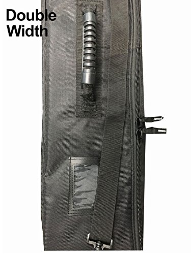 DEMON UNITED XXL Padded Snowboard Bag with Wheels - Extra Long, Wide & Deep Wheeled Snowboard Travel Bag for Airplanes - Full Padding Protection for 2 Snowboards | Perfect for Air Travel & Winter Sports Gear Storage
