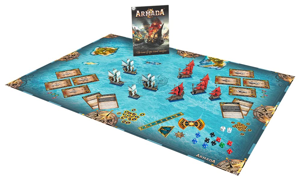 Mantic Games Armada: 2-Player Starter Set - Epic Space Battle Board Game for Adults & Teens - Perfect for Game Nights & Strategy Lovers