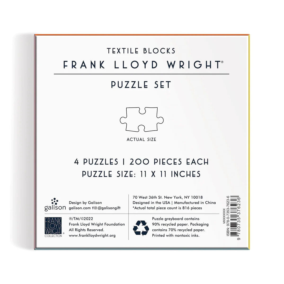 4-Piece Soft Textile Blocks Puzzle Set for Babies & Toddlers - Safe, Colorful, and Educational Sensory Toy for Early Learning & Playtime