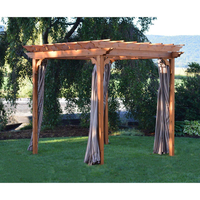 Regallion Outdoor Wooden Pergola Kit with Swing Hangers - 6x8, 8x8 & 8x10 Sizes - Perfect for Backyard, Garden, Patio & Deck Shade Structure