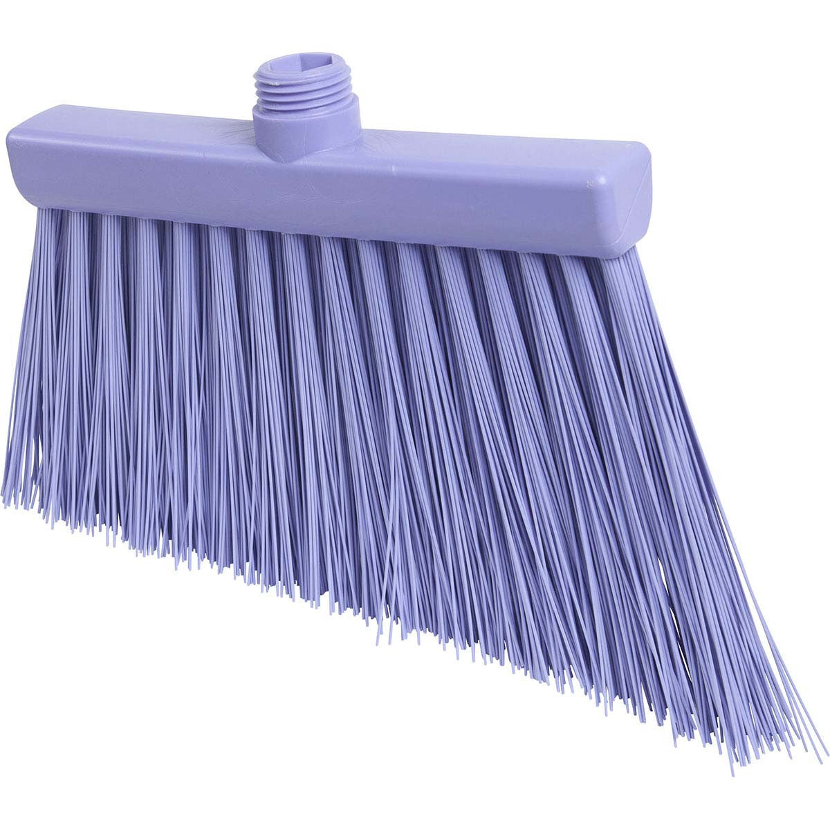 FBK 12 Upright Angled Sweeper Broom - Heavy Duty Indoor/Outdoor Cleaning Tool for Floors, Sidewalks & Garages (1 Pack)