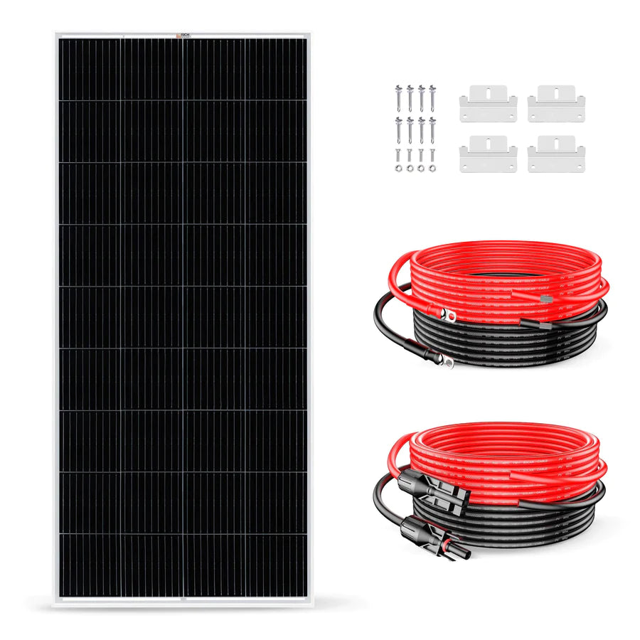 Rich Solar 200 Watt Solar Panel Kit with Charge Controller - Portable Solar Power System for RV, Boat, Off-Grid & Emergency Use