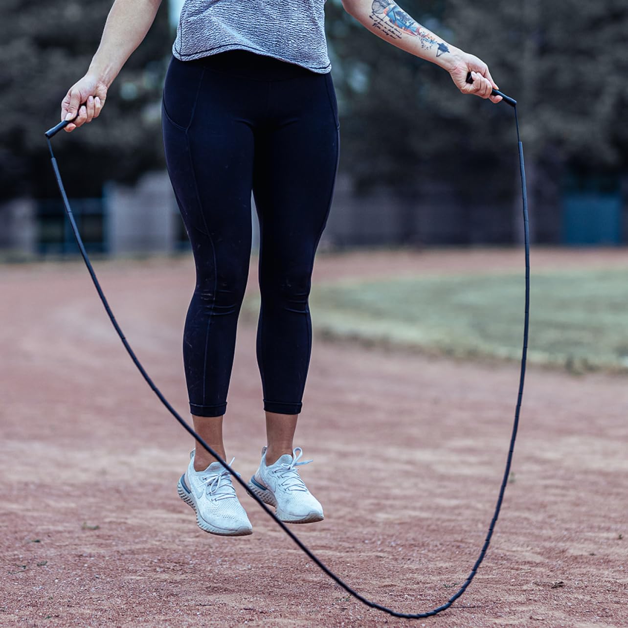 Elite SRS Adjustable Skipping Rope with Shatterproof Handles & Beads - Perfect Jump Rope for Home Workouts, Cardio Training & Weight Loss Exercises
