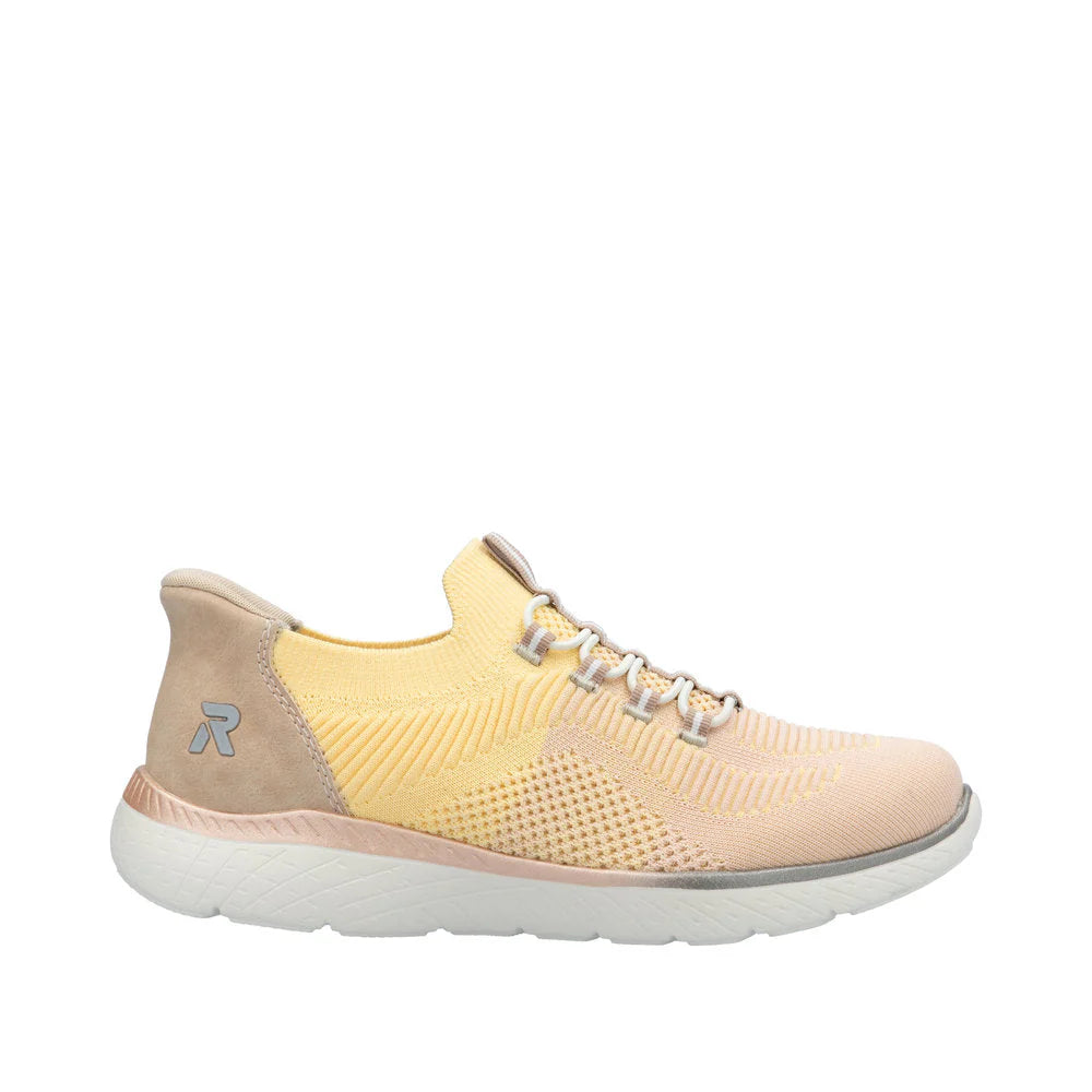 Rieker M5066 Rose Women's Comfortable Slip-On Shoes - Stylish & Lightweight for Casual Wear, Office, and Travel
