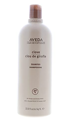 AVEDA Clove Shampoo for Color-Treated Hair - 33.8 fl oz (1 Liter) - Sulfate-Free & Nourishing Formula - Perfect for Salon-Quality Hair Care at Home