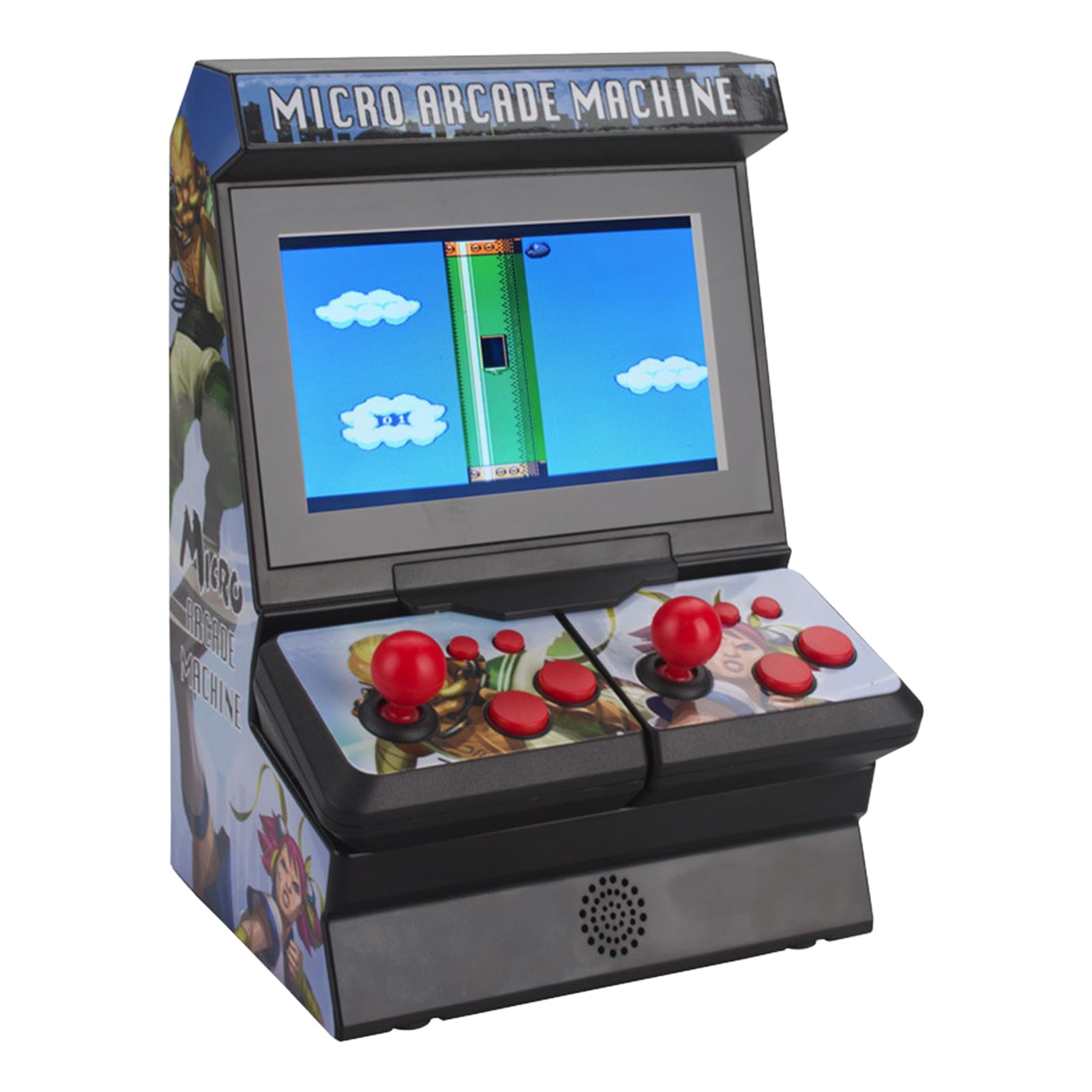 Awakentti Mini Arcade Game Machine with 300 Retro Games - 4.3
