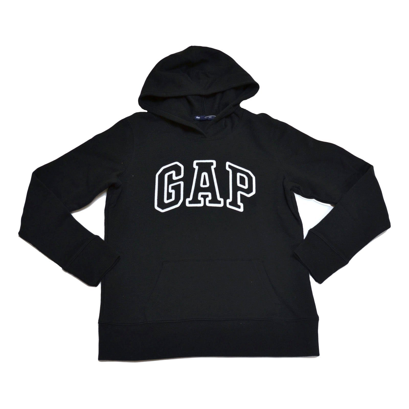 GAP Women's Fleece Arch Logo Pullover Hoodie - Soft & Cozy Sweatshirt for Casual Wear, Lounge & Outdoor Activities