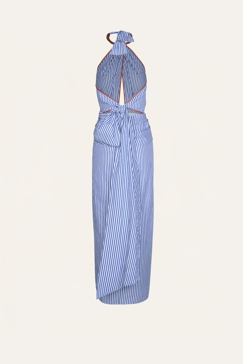 Centro Del Cielo Women's Floral Summer Dress - Elegant Boho Maxi Dress with V-Neck & Flowy Skirt for Beach, Vacation & Date Night