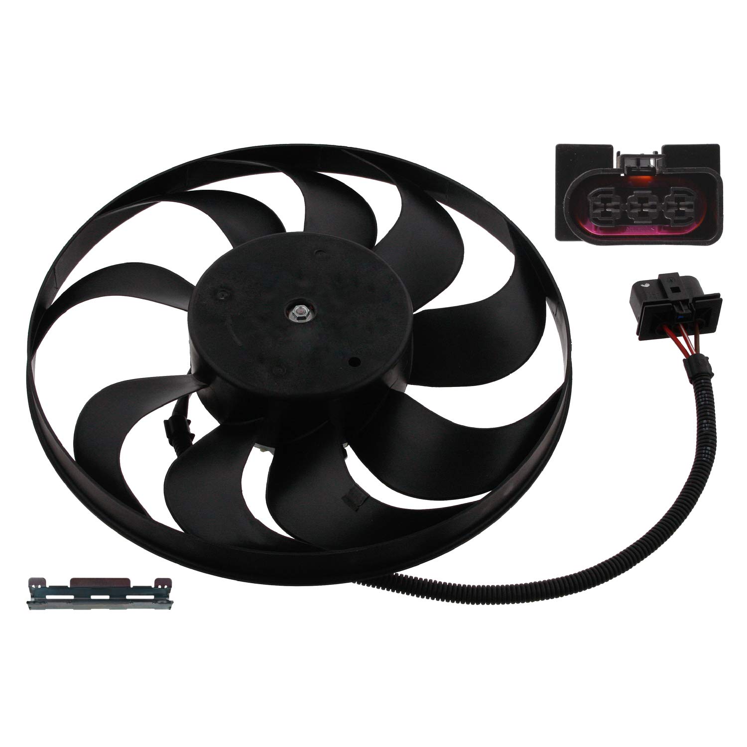 Febi Bilstein 32630 Radiator Fan - Replacement Cooling Fan for Cars & Trucks - Pack of 1 - Perfect for Engine Cooling System Maintenance & Repair