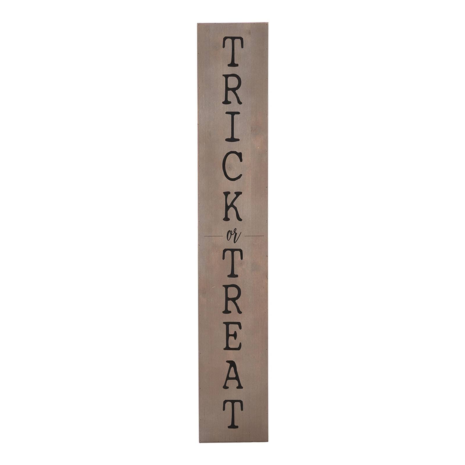 NC Artisasset Trick or Treat Halloween Hanging Sign - Spooky Holiday Wall Decor for Halloween Party, Front Door, Porch & Indoor Decoration