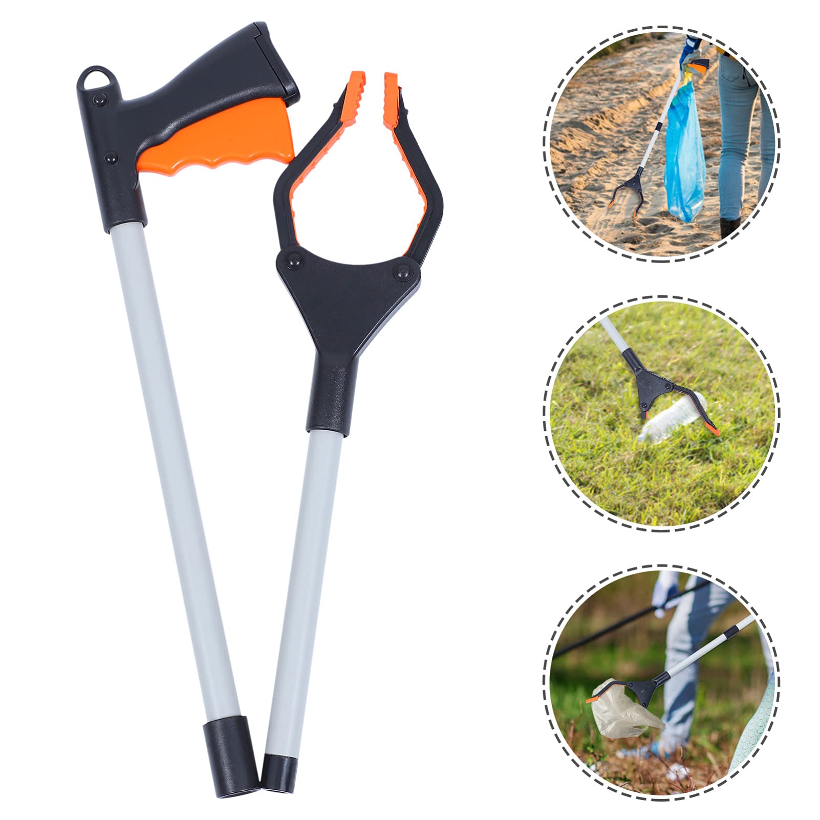 Stainless Steel Trash Grabber Tool - 32