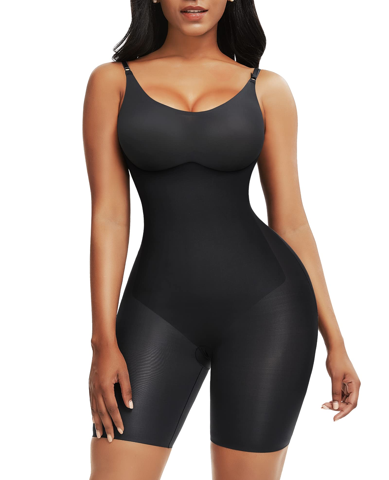 FeelinGirl Women's Full Body Shapewear Bodysuit - Tummy Control & Butt Lifting Fajas - Comfortable Slimming Underwear for Everyday Wear & Special Occasions