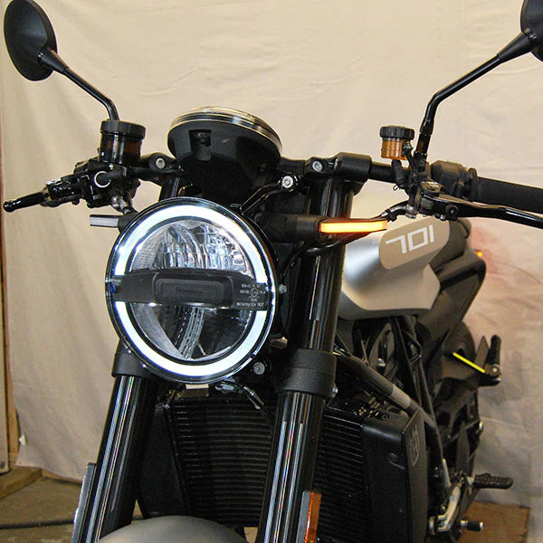 Husqvarna Vitpilen 701 Front Turn Signals (2018-2022) - LED Motorcycle Indicators for Enhanced Visibility & Safety - Perfect for Urban Commuting & Weekend Rides