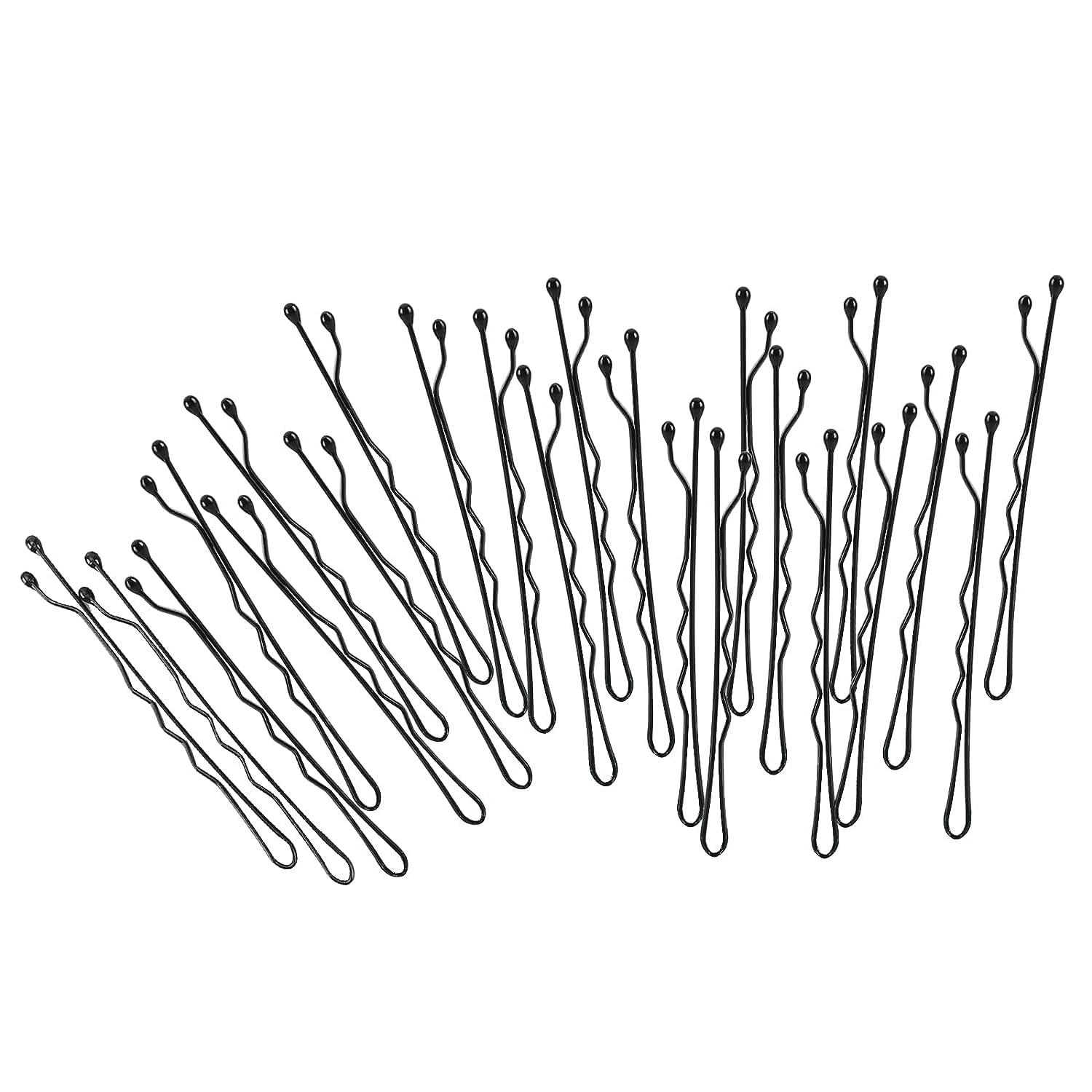 BAERFIT 100 Pcs U-Shaped Hair Pins for Women - Invisible Bobby Pins for Wedding, Bun & Updo Hairstyles - Strong Hold Hairpins for Fine & Thick Hair - Perfect for Bridal, Prom & Everyday Use
