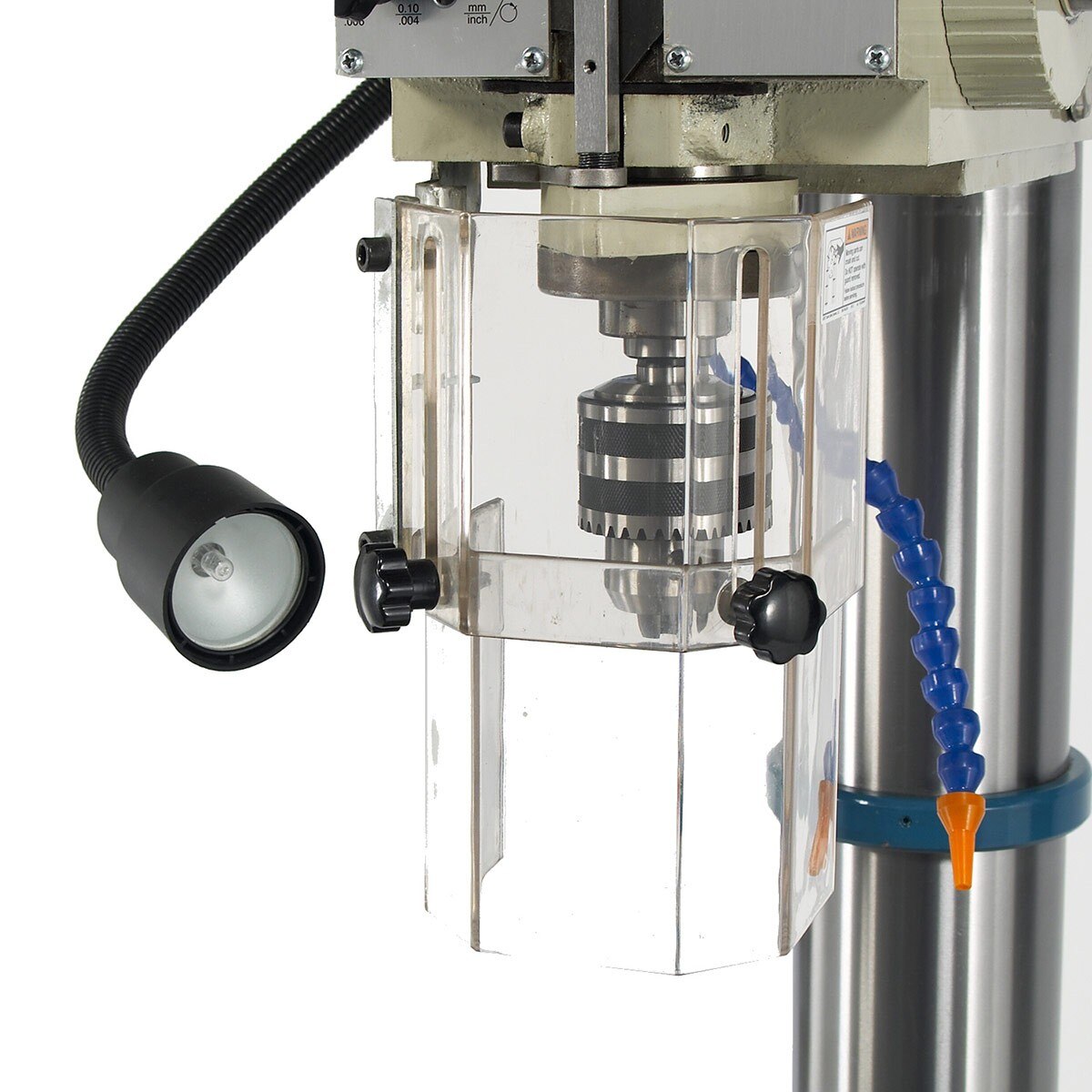 Baileigh Industrial BA9 1002872 DP-1500G Floor Drill Press - Heavy Duty Metal & Woodworking for Home Workshop & Industrial Use