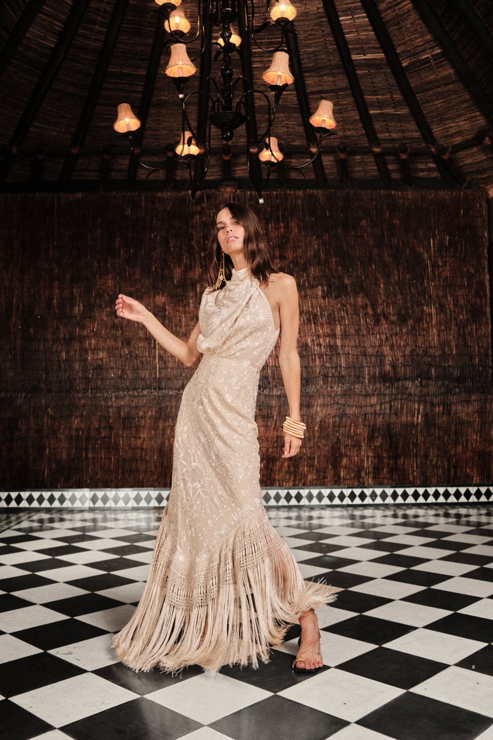 Reflejos De Luz Dress - Elegant Women's Party Dress with Shimmering Light Reflections | Perfect for Evening Events, Weddings & Special Occasions
