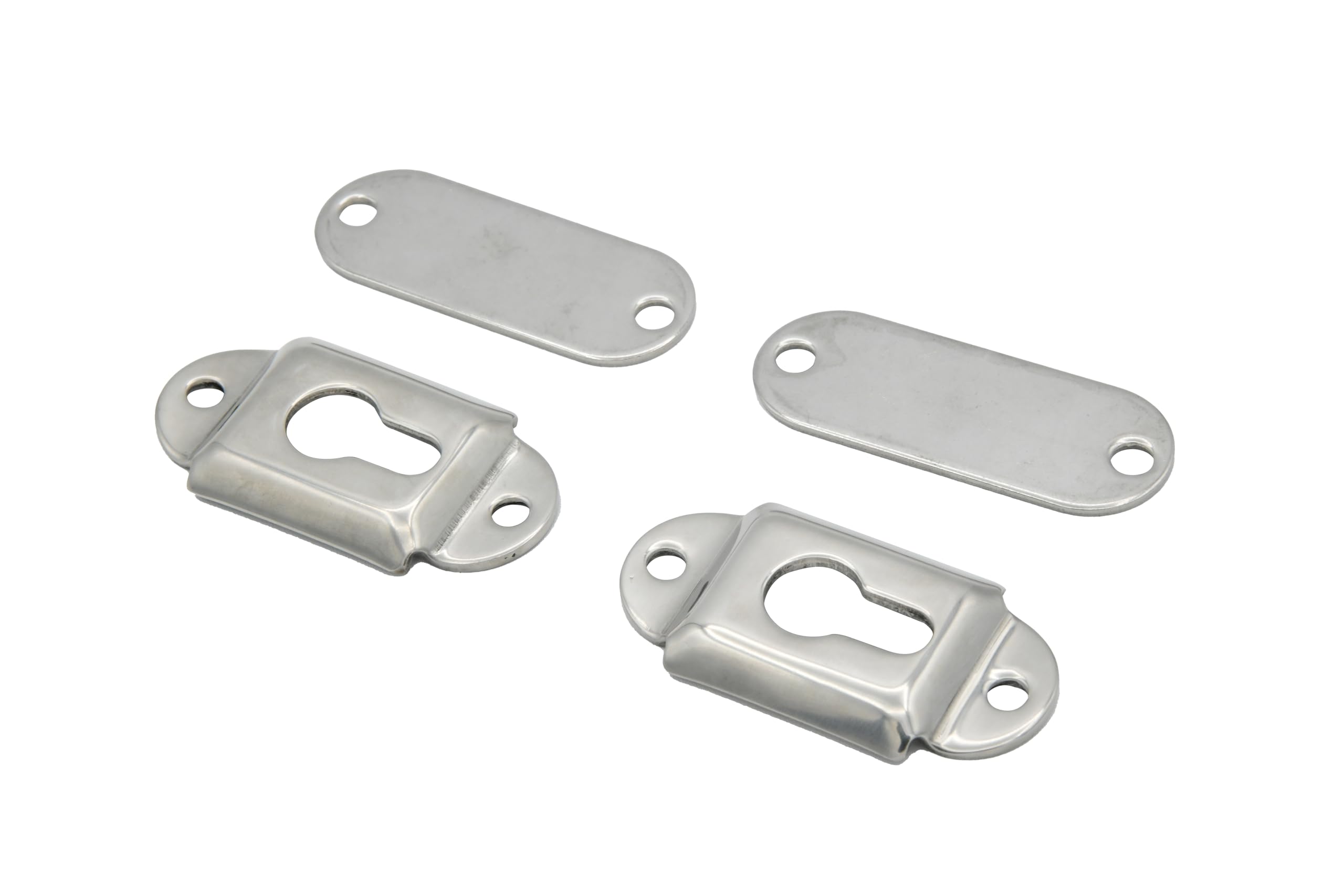 Vinland Marine Flush Mount Boat Ladder Bracket Hardware - Heavy Duty Dock & Pontoon Ladder Mounting Kit - Transom & Gunwale Ladder Replacement Parts for Boats - Perfect for Marine, Fishing & Water Sports Activities