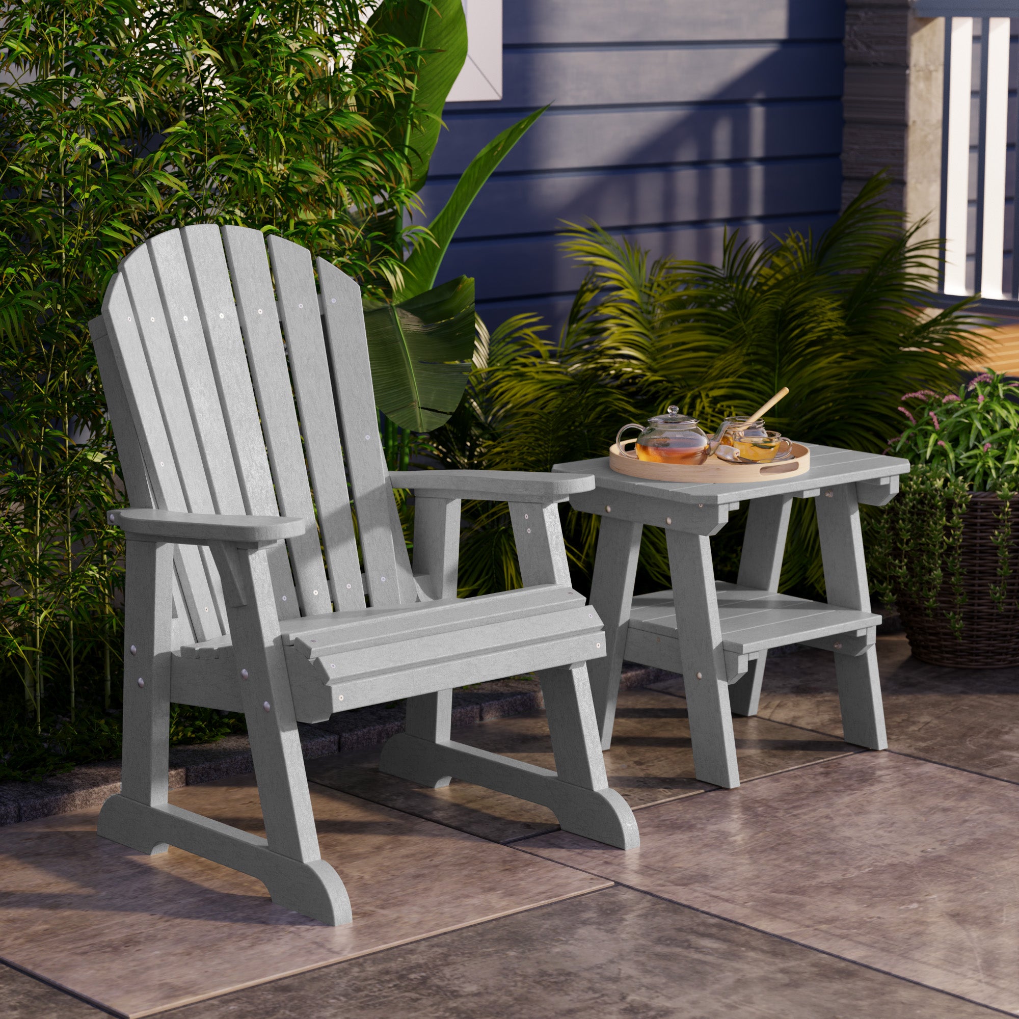 Heritage High Fan Back Chair - Classic Wooden Dining Chair with Upholstered Seat - Perfect for Farmhouse, Rustic & Traditional Dining Rooms