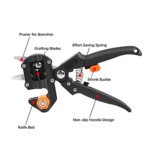 Multi-Function Garden Pruning Shears - Hand Tools for Orchard & Home Gardening