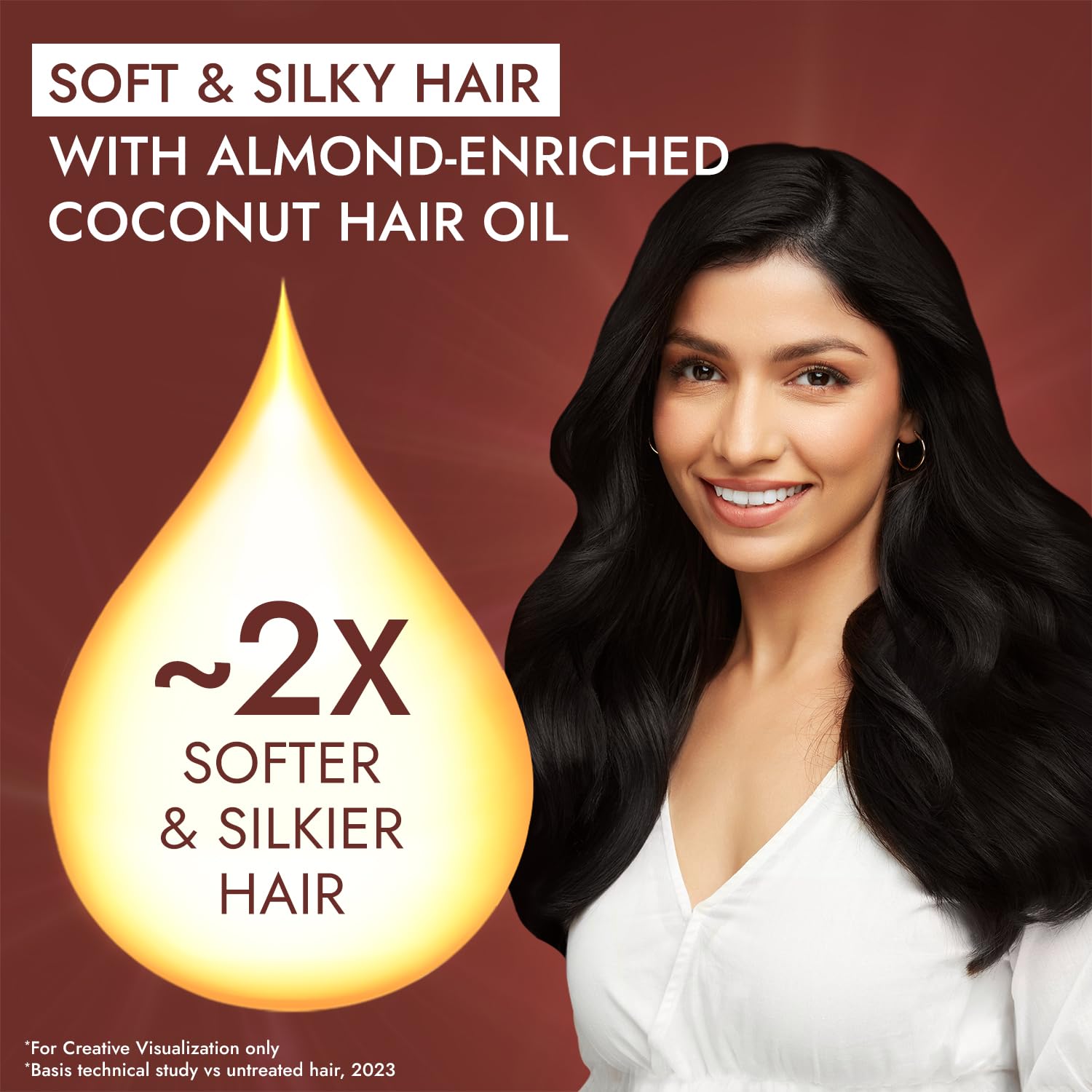 **Parachute Advanced Almond Enriched Coconut Hair Oil with Vitamin E 300ml – Nourishes, Softens & Strengthens Hair | Reduces Hair Fall & Promotes Growth | Non-Sticky, Dermatologist-Tested Formula for Men & Women | Ideal for Daily Hair Care, Scalp Massage & Frizz Control**