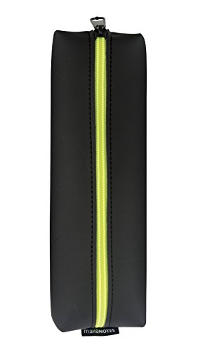 OOLY Fluorescent Pencil Pouch - Bright Yellow School & Travel Organizer for Pens, Markers & Art Supplies | Perfect for Students, Office & Backpack Organization