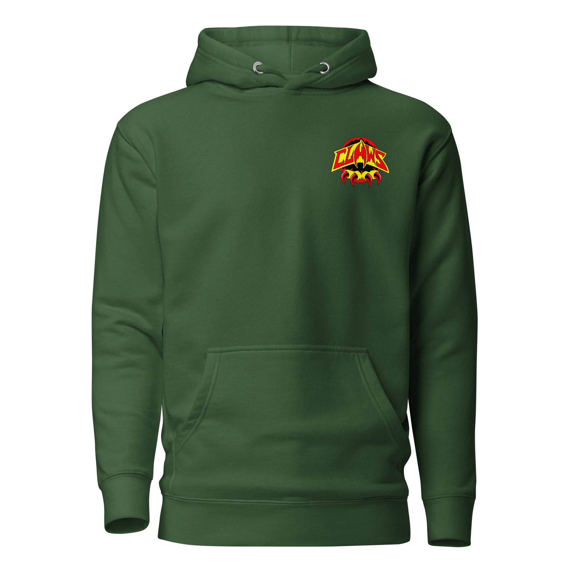 Zoo Jitsu Fighters CLAWS Logo Unisex Hoodie - Comfortable Pullover Sweatshirt for Men & Women - Perfect for Martial Arts Training, Gym Workouts and Streetwear Fashion
