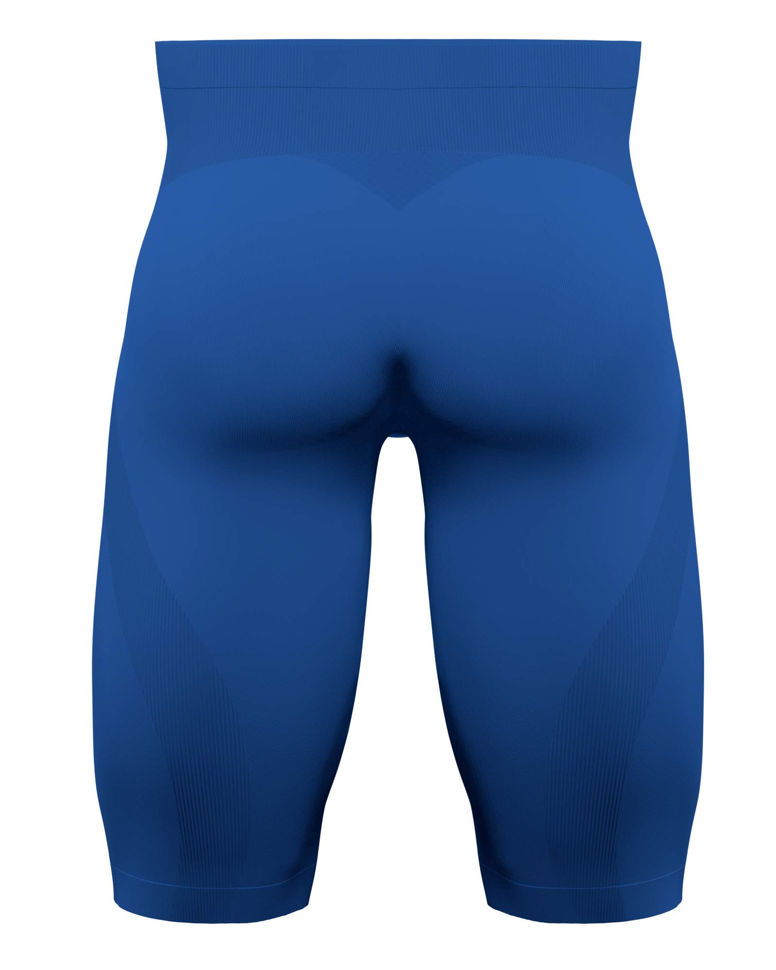 Knap'man Zoned Compression Shorts for Men - Moisture Wicking, 45% Compression, Royal Blue - Ideal for Running, Gym Workouts & Sports Recovery