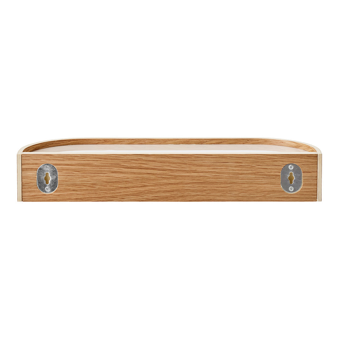 Nina Bruun Epoch Shelf Menu - Modern Scandinavian Wooden Wall Shelf for Home & Office Decor - Perfect for Living Room, Bedroom, or Workspace Organization